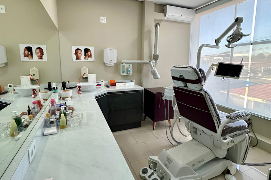 Sala de atendimento de harmonização facial