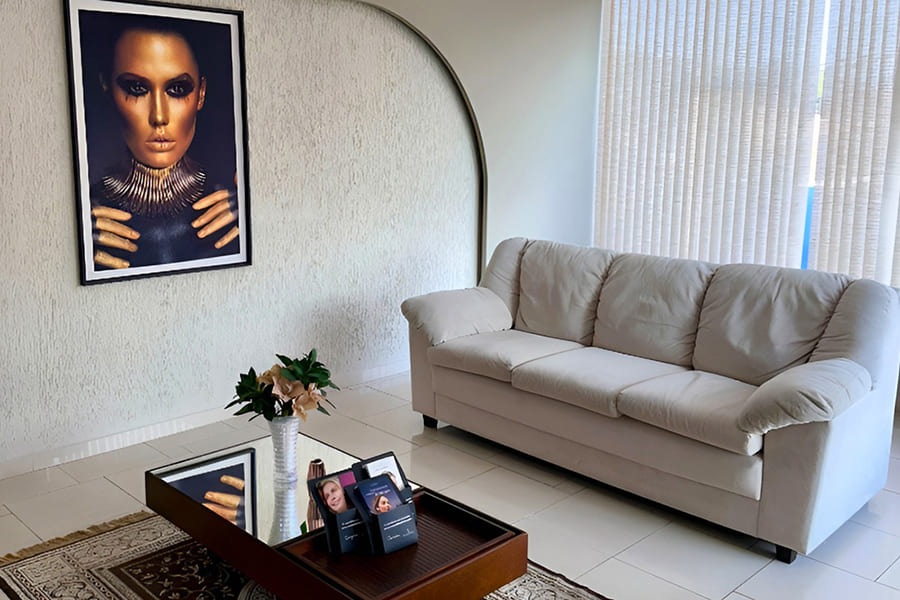 Conforto da clínica de harmonização facial